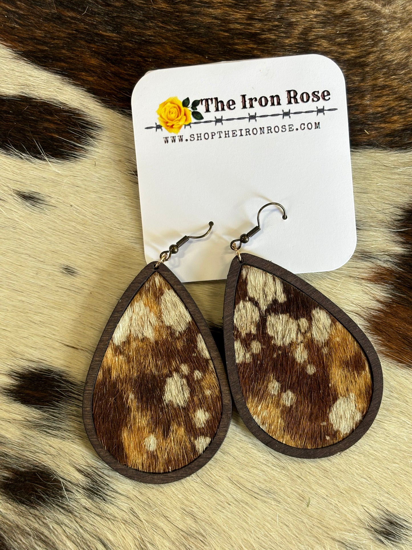 Cowhide Earrings