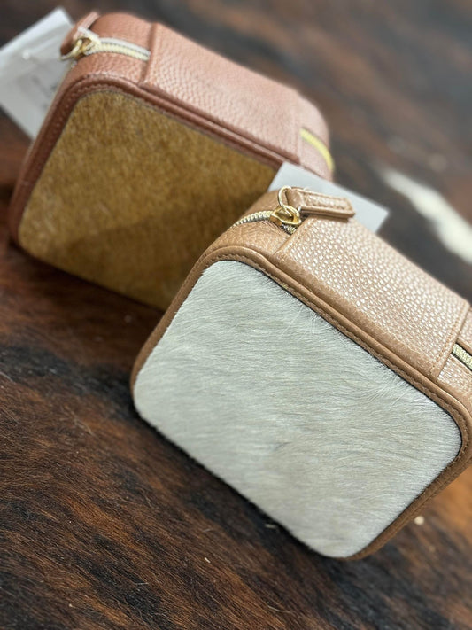 Small Cowhide Jewelry Case