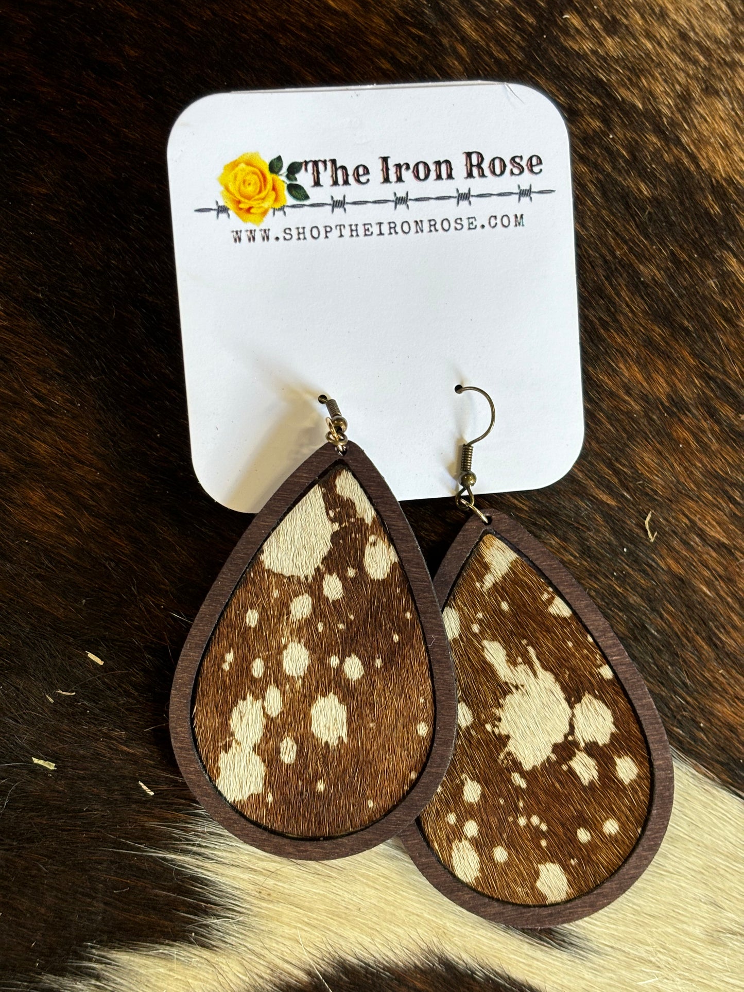 Cowhide Earrings